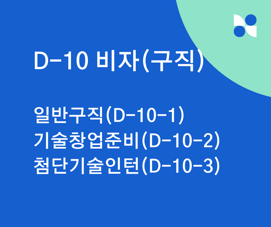 D-10 비자(구직)